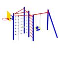 Детская игровая площадка для дачи Вектор металлическая в категории  Детские игровые площадки металлические