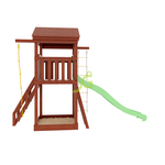 Детская игровая площадка Панда Фани Tower скалодром в категории Детские площадки для дачи из дерева