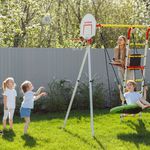 Детский спортивный комплекс для дачи ROMANA Fitness NEW качели гнездо в категории Array