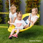 Детский спортивный комплекс для дачи ROMANA Fitness NEW качели лодка в категории ДСК ROMANA