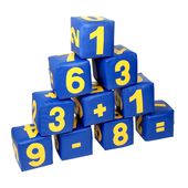 Набор мягких кубиков "Цифры", 10 шт в категории Мягкое игровое оборудование
