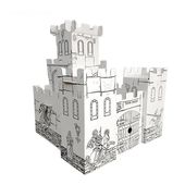 Рыцарский замок в категории Домики-раскраски 