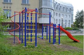 Детский спортивный комплекс металлический Гардемарин в категории  Детские игровые площадки металлические