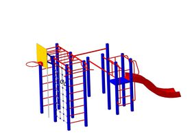 Детская площадка для дачи металлическая Кадет в категории  Детские игровые площадки металлические