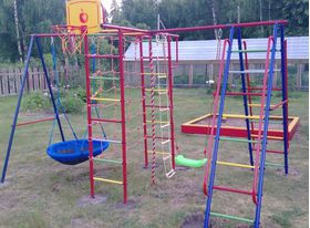 Детский спортивный комплекс для улицы "ВертикальА 1+П" макси в категории ДСК Вертикаль