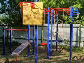 Детская площадка для дачи металлическая Марафон в категории  Детские игровые площадки металлические